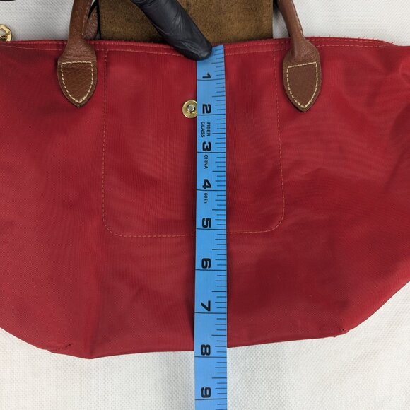 Used Longchamp Le Pliage Tote Bag Red – 100% Authentic, Classic Design! - Picture 13 of 16